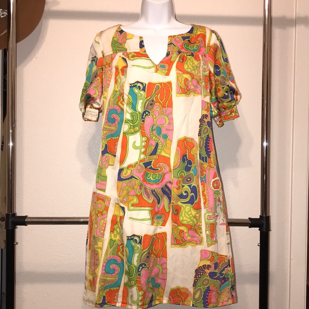 Trina Turk Mod Print Shift Dress